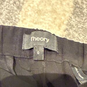 Theory Elegant Black Trousers